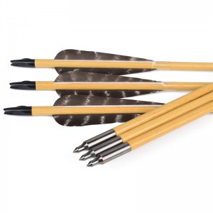 Elong Allamuigh 117025-01 OD8MM 32Inch adhmaid arrow Boghdóireacht Lámhach Bow Traidisiúnta