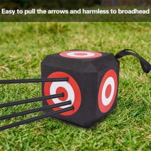 Elong Allamuigh 410033 23 * 23 CM SPRIOCAÍOCHT Boghdóireacht EVA a úsáidtear go forleathan i Sprioc-Lámhach Boghdóireachta agus Cleachtas