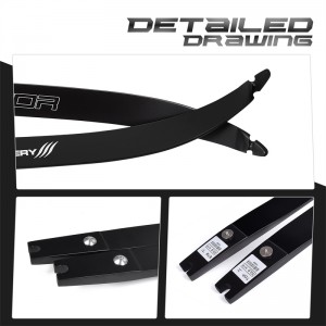 Nika Boghdóireacht 270007 25h @ 68inch @ 68inch Ilf Takey Revurve Géag le haghaidh Socraigh Bow Revurve Sprioc Fiach agus Lámhach