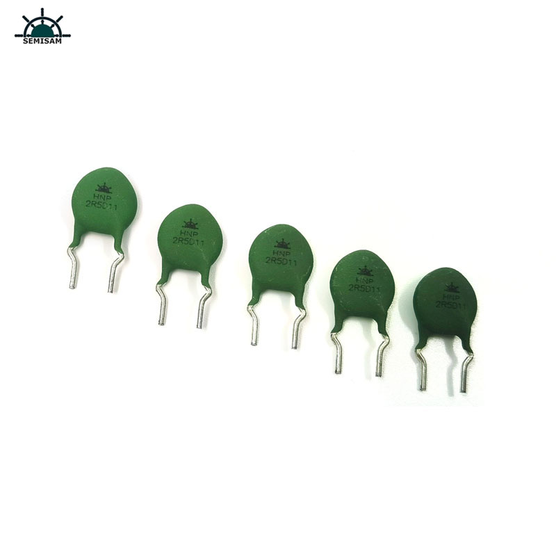 Préimh Cáilíocht Thermistor Element Ábhar Silicone Green HNP2R5D11 Power NTC Teirmeastar do gach teocht miotail