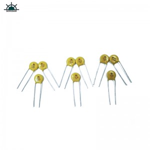 Friotóir ODM bunaidh Soláthraí Buí Silicon 10d221 trastomhas 10mm Ocsaíd Miotal Miotal MOV VARISTOR DO SOLÁTHAR POWER