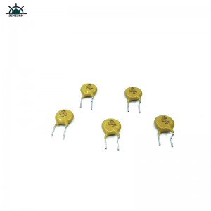 Monaróir Bunaidh Luaidhe Gearrtha, Yellow Silicon Mov 7D271 270V 7mm Friotóir 7mm Mov Varistor