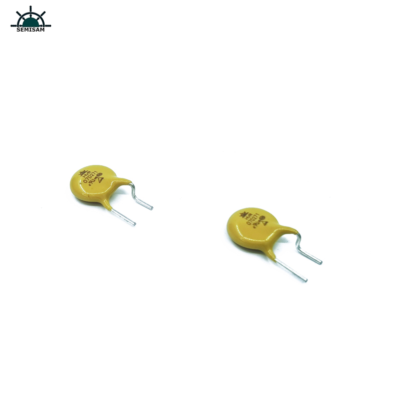 Monaróir Bunaidh Luaidhe Gearrtha, Yellow Silicon Mov 7D271 270V 7mm Friotóir 7mm Mov Varistor