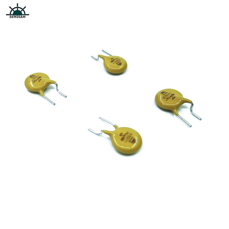 Monaróir Bunaidh Luaidhe Gearrtha, Yellow Silicon Mov 7D271 270V 7mm Friotóir 7mm Mov Varistor