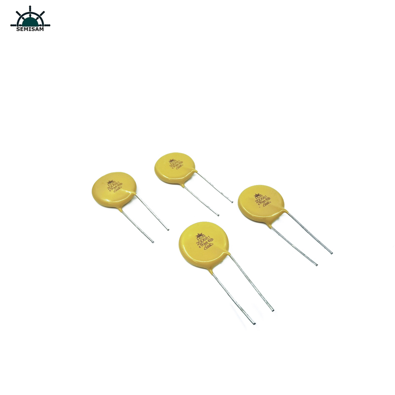 TSín Monaróir Bunaidh, Yellow Silicon Mov 20mm 20d681 680v Zov Varistor Mov le haghaidh cosaint ró-ualach