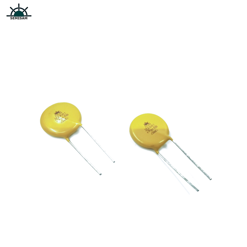 TSín Monaróir Bunaidh, Yellow Silicon Mov 20mm 20d681 680v Zov Varistor Mov le haghaidh cosaint ró-ualach