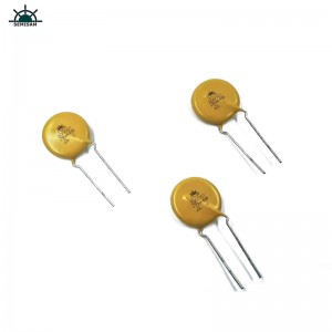 Comhpháirteanna Leictreonaic ODM tSín, Buí Mov 20mm HVR20D561K Varistor Ocsaíd Sinc d\'fhearais tí