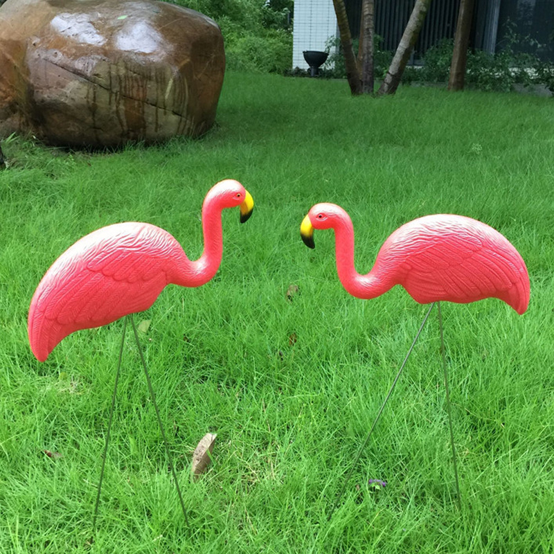 Ionsamhlú plaisteach maisiú leanbh flamingo ornáidí gairdín amuigh faoin aer roisín flamingo figurines figurines garraíodóireachta garraíodóireacht bainise