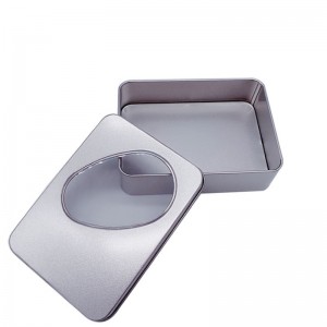 Bosca stáin dronuilleogach (125mm * 90mm * 35mm) bosca speisialta-chruthach