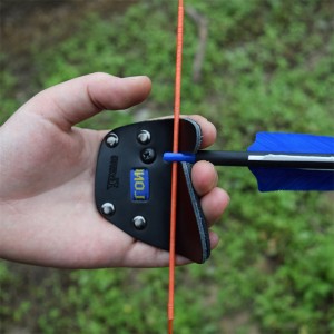 Elong Allamuigh 42FT07 S Méid Lh Boghdóireacht Boghdóireacht Boghdóireacht Protector Glove Finger le haghaidh Athchloíte Bow Bow Sprioc Spóirt Sprioc