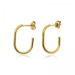 Óir Gold Cruach dhosmálta Plating 18K N14K Earring fonsa