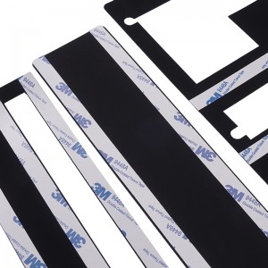 Lasair retardant agus éasca a fhilleadh pp bileog inslithe 0.25mm cumhacht inslithe gasket dubh 3716 Bileog inslithe