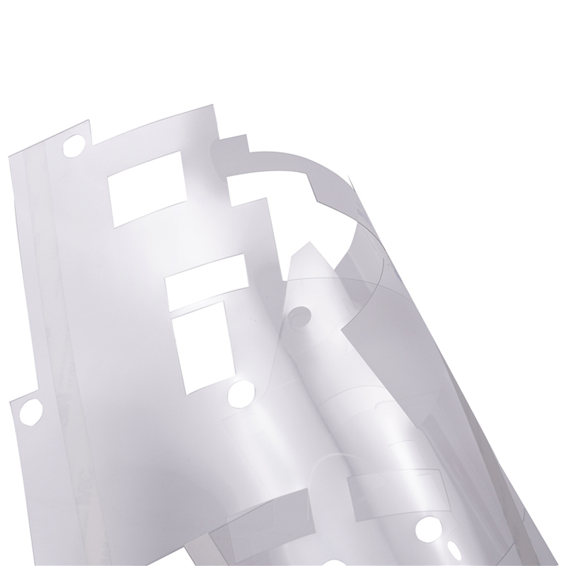 Soláthar bileog inslithe PC Trédhearcach, retardant lasair agus bileog inslithe atá éasca le foirm, gasloc inslithe leictreach