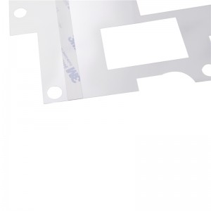 Soláthar bileog inslithe PC Trédhearcach, retardant lasair agus bileog inslithe atá éasca le foirm, gasloc inslithe leictreach