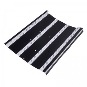 Bileog Inslithe PC Lasair Retardant PC Crimp ag lúbadh Bileog Inslithe Bileog Ceallraí Cumhachta Feithicleach Bileog Inslithe