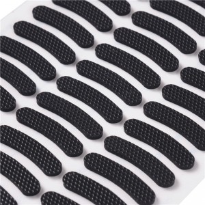 Poron Speisialta-chruthach le-20 ionsú turraing cúir agus comhbhrú cúir dubh 0.5mm lasta lasair cúir cúlra cúir