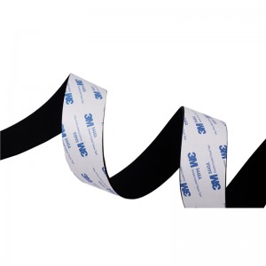 Soláthairtí Bopu Séalaithe Oscailte Open-Cill EPDM Foam 3mm Is féidir cúr ionsúite dubh a ghearradh i stiallacha cúir