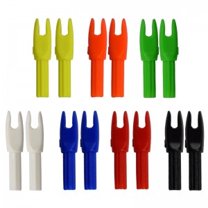 Nika Boghdóireacht 14N808 Cuir isteach plaisteach arrow Nock dona saigheada carbóin boghdóireachta lámhach