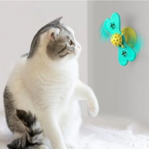 Cat Muileann Gaoithe bréagán bréagáin greannmhar bréagáin cat rothlach le fiacla catnip liathróid a ghlanadh