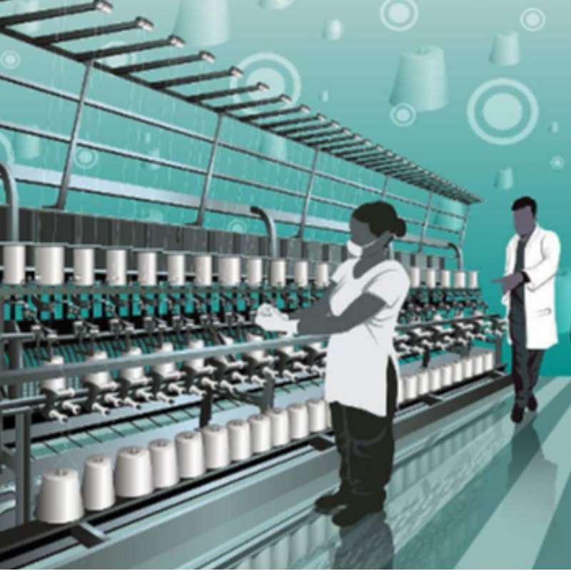 D\'fhás onnmhairí teicstílí agus éadaí in aghaidh an treochta