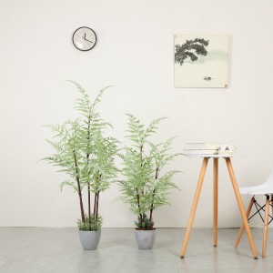 Gléasra bréige réadúil crann saorga gléasra saorga le pota le díol