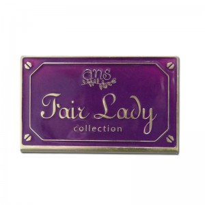 Ard-chaighdeán saincheaptha Faisean Faisean Matte Críochnaigh Ainm Miotail Lipéad Priontáil Silk Priontáil Cárta Cuairte Gnó le haghaidh Lógó Féin