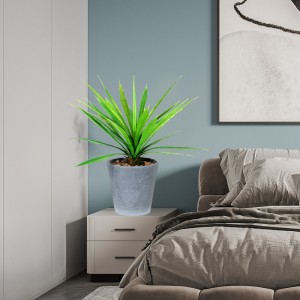 Plandaí plaisteacha plaisteacha plaisteacha ardcháilíochta ar ardchaighdeán saorga glas maisiúil