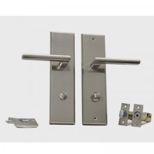 6201 Sraith luamháin ghlas tubular doras fada pláta fada, tacair láimhseáil cóimhiotal sincenua -aimseartha ardcháilíochta don doras tosaigh agus do dhoras taobh amuigh