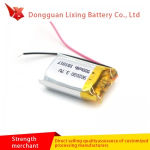 Tuarascáil Díolacháin Dhírigh an déantóra le CB Litiam Battery 902030 Ceallraí Litiam Ceallraí Litiam Colory 500Mah Ceallraí Polymer