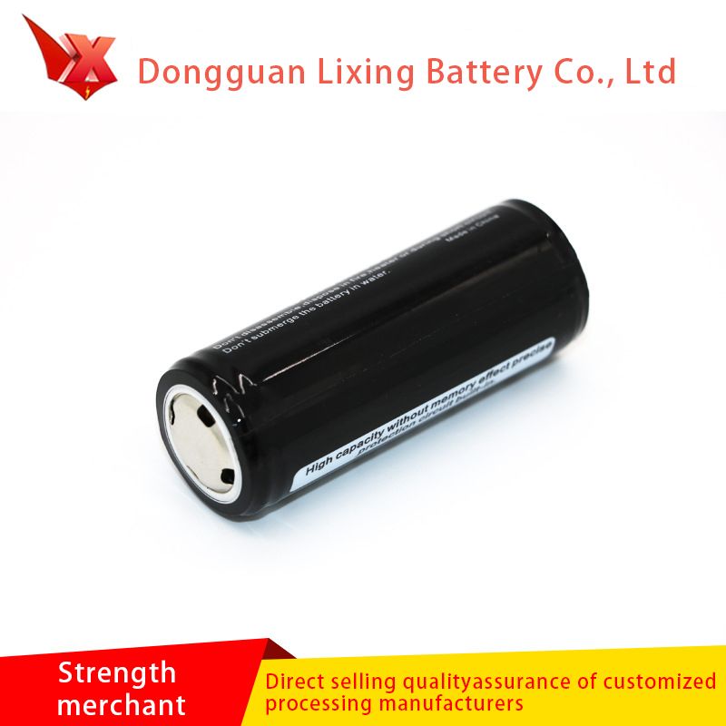 Soláthairtí Monaróir 5000Mah Polymer Battery Uimh. 2 Battery Rechargeable le haghaidh 32650 Flashlight Battery Litiam