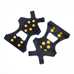 Clabanna Silicone No-Slip Crampon GRIPS Studded Bróga dreapadóireachta 5-fiacail