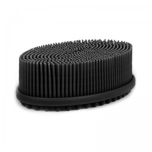 Exfoliating scrubber comhlacht silicone, folctha scuab