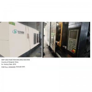 Ardfheidhmíocht 600T meaisín mhúnlú insteallta insteallta láimhe