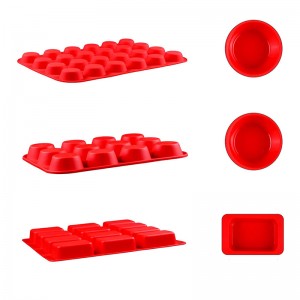 Múnlaí Pan Muffin Silicone Dronuilleogach, Soláthairtí Bácála