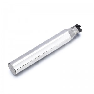 Ard-chaighdeán CBN Ciúbach Bórón Nítríd Mills Deireadh 6mm Super Milling Stop Milling Uirlis Uirlis