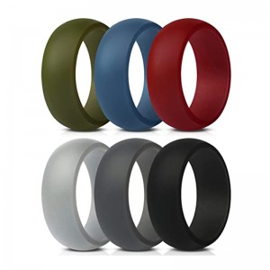 Asraon monarchan, fáinní silicone saincheaptha d\'fhir, bainise bnad