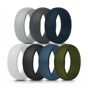 Asraon monarchan, fáinní silicone saincheaptha d\'fhir, bainise bnad