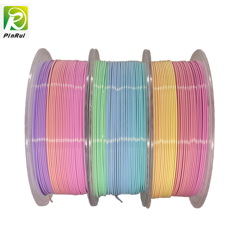 Priontáil Pinrui 3D Printéir 1.75mm Pla Rainbow Filiméid do phrintéir 3D