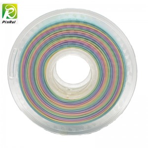 Priontáil Pinrui 3D Printéir 1.75mm Pla Rainbow Filiméid do phrintéir 3D