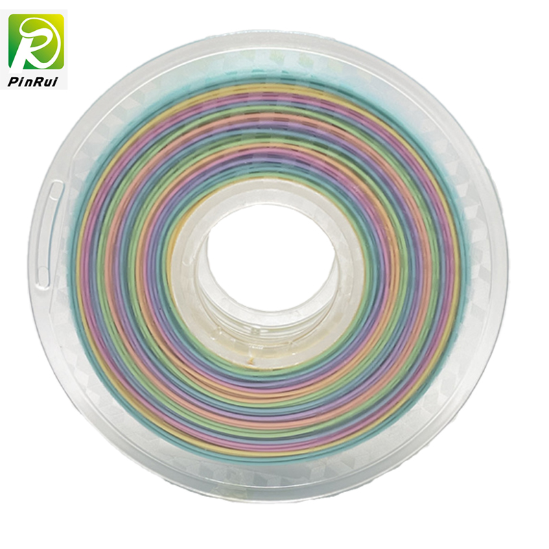 Priontáil Pinrui 3D Printéir 1.75mm Pla Rainbow Filiméid do phrintéir 3D