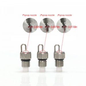 Buaileann an Ruby leis annozzle adamhach