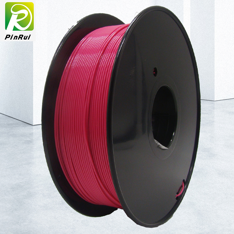 Pinrui ar ardchaighdeán 1kg 3D pla printéir filiméid pinkcolor dorcha