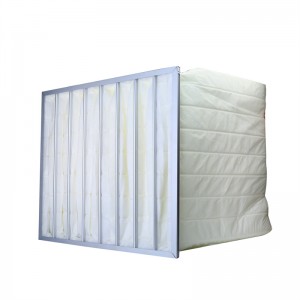 F5-F9 Mála Scagaire Póca Éifeachtúlachta Midium F9 Scagaire Aeir HVAC do sheomra glan