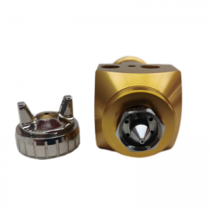 Gunna Spraeála Aeir Uathoibríoch 0.8 N1.2 MM NOZZLE TIONSCAIL Uirlis Paint Atmaisféar Atmaisféar Tionsclaíoch brú íseal inchoigeartaithe le haghaidh robot