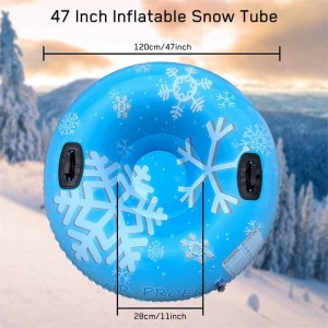 Geimhridh Inséidte Bréagáin Allamuigh, Tiubhaithe fuar-resistant, PVC Tube Sneachta Inséidte