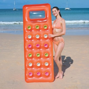 Air tolg tolg PVC cathaoir snámha Trealamh snámha ar snámh 18 poll amuigh faoin aer