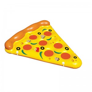 Snámhphointe pizza pizza fásta pvc, bréagán uisce le haghaidh linn snámha, trá