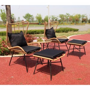 Cruach&wicker 5pcs SOFA SET