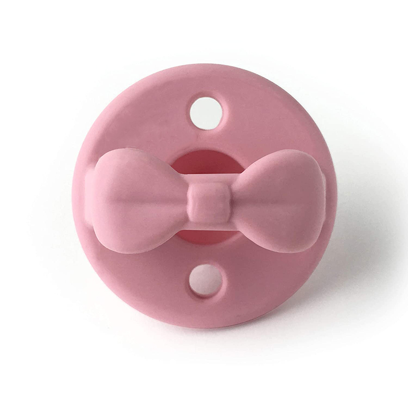 Praghas mórdhíola saincheaptha BPA Pacifiers leanbh silicone saor in aisce