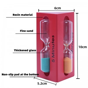 3-in-1 3n5n7 N7nóiméadnóiméad triantánach gaineamh uair an chloig de ghloine ghloine faire clog amadóir clog maisiú baile gainimh ampulheta bronntanas rúnda